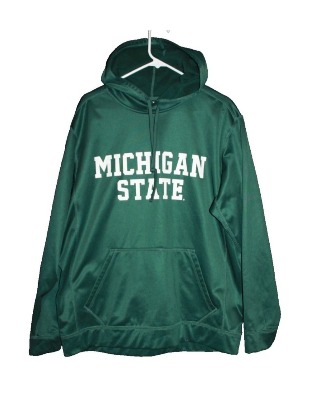 J2 Sport Michigan State Spartans Hoodie Men's Size XL Green Sweatshirt MSU